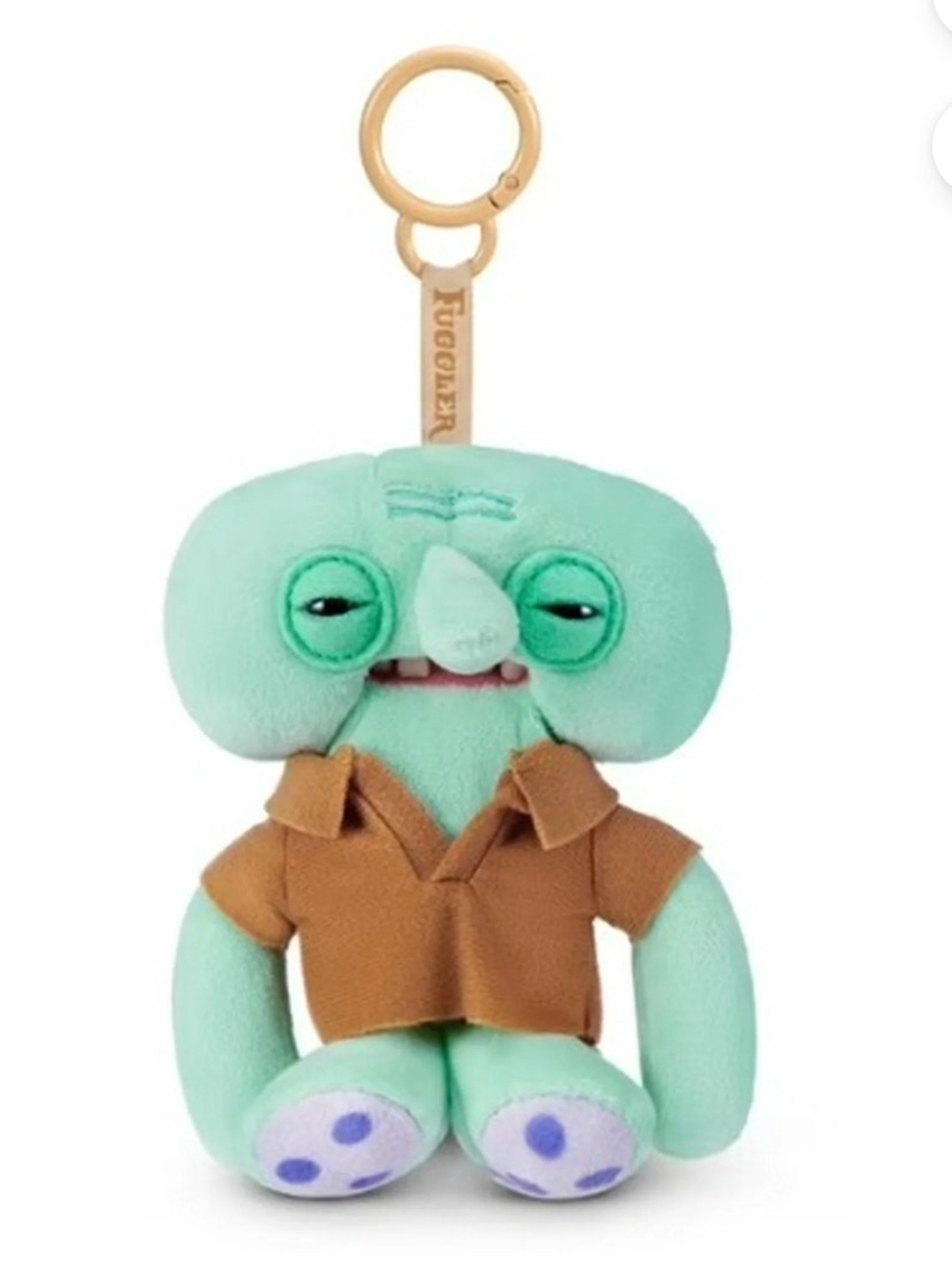 Fuggler Spongebob Squarepants Plush Keychain -Squidward